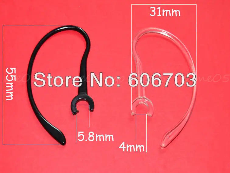 10X 5.8MM Clamp Ear hook Universal Bluetooth Headset Clips replacement FG06headset clipear