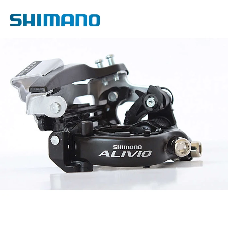 

SHIMANO Alivio FD-M412 Triple & 7/8 Speed Drivetrains Mountain Bike Bicycle Parts Cycling Front Derailleur 31.8/34.9mm Top Swing