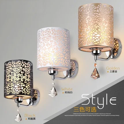 

Simple Creative Acryl Crystal Wall Sconce Modern LED Wall Light Fixtures For Bedroom Wall Lamp Indoor Lighting Lampara