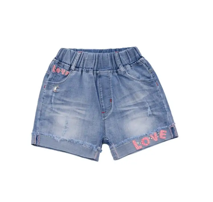 Новые модные летние штаны для отдыха для маленьких мальчиков; Лидер продаж; Одежда для девочек; рваные джинсовые шорты с дырками; джинсы; детская одежда