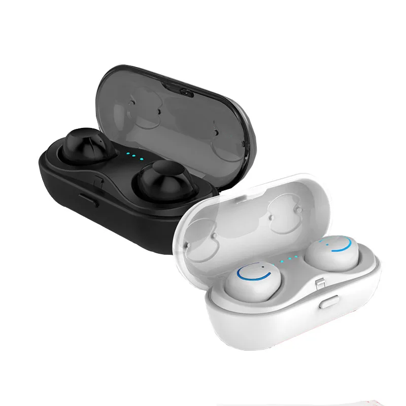 

Waterproof Dual Twin Earphone Bluetooth Wireless Earbugs with Noise Cancelling Headset Charge Case LKHE-Q18S