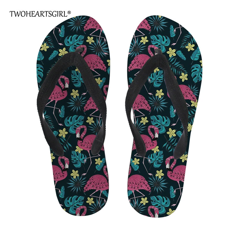 womens flamingo flip flops