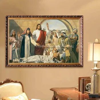 

Jesus Christ Jesus Canvas Posters and Prints Wall Art Pictures for living room Home Decor cuadros decoracion Oil painting 119