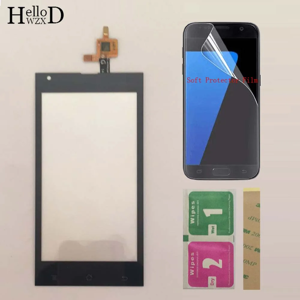 

Mobile Phone Touch Panel Front Glass For DEXP Ixion ES145 Touch Screen Digitizer Panel Touchscreen Sensor Protector Film 3M Glue