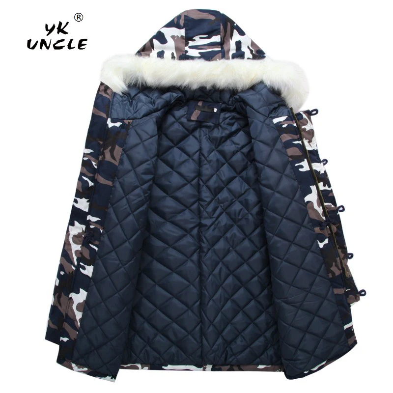 YK UNCLE Brand Camouflage Parkas Mens Military Winter Coat Thickening Warm Cotton-padded Jacket Male Fur Collar Hooded Wadded YK UNCLE Brand Camouflage Parkas Mens Military Winter Coat Thickening Warm Cotton-padded Jacket Male Fur Collar Hooded Wadded