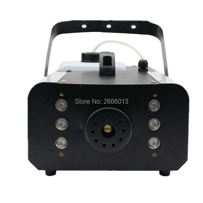 Светодиодный 1500 Вт противотуманная машина, беспроводной пульт дистанционного управления DMX512 дымовая машина с RGB светодиодный фонарь/сценический Пиро вертикальный Fogger/дымка машина