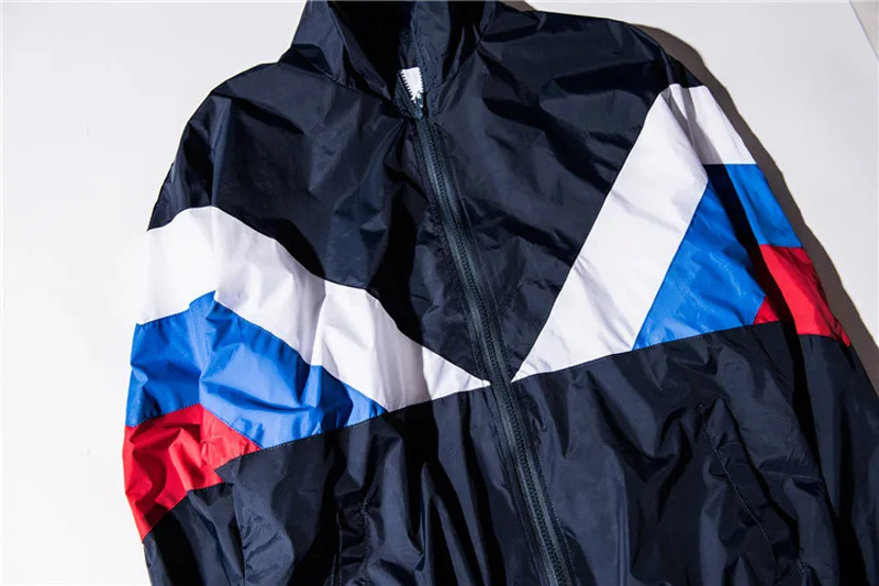 HISTREX русская мужская куртка высокое качество, гарантия при заказе из России флаг известный дизайнер нейлоновая ветровка регги темно-синие зеленые Лоскутные Пальто
