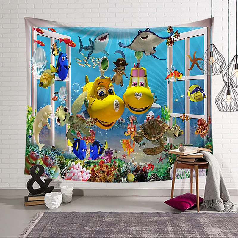 

Digital Printing Wall Hanging Tablecloth Picnic Pads beach towels Home Textile tapestry Living Room Decor w3-dz-17