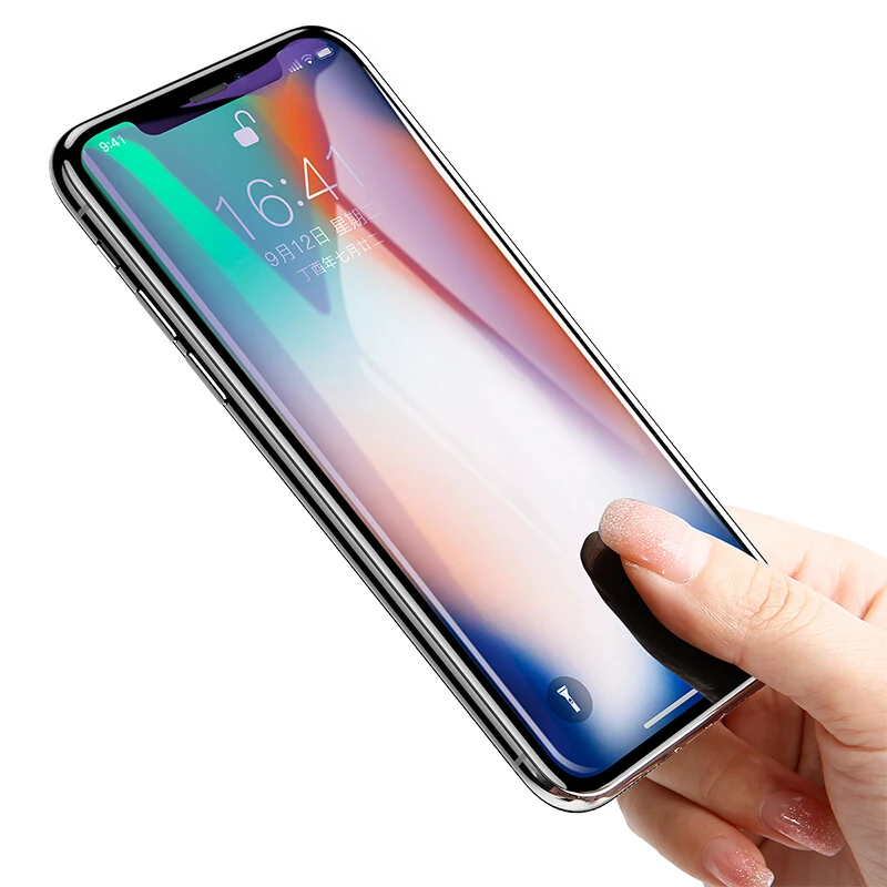 Gourde защитное закаленное стекло для iphone 7 8 6 6s XS XSMAX XR анти Blu Ray Защитное экрана X