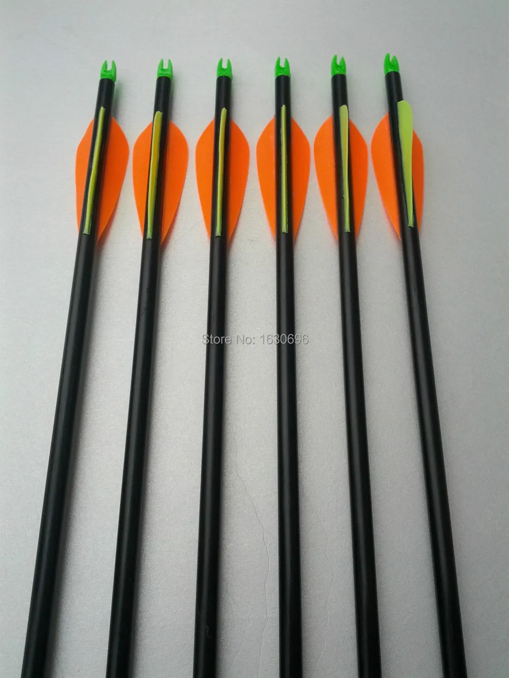 100 pieces archery hunting recurve bow arrow glass fiber arrow spine