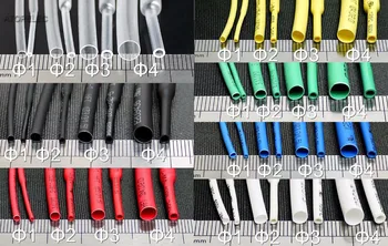 

10pcs Heat Shrink Tube 1M each of 0.6mm 0.8mm 1mm 1.5mm 2mm 3mm 4mm 5mm 8mm 10mm Black/Red/Yellow/Green/Blue/White/Clear