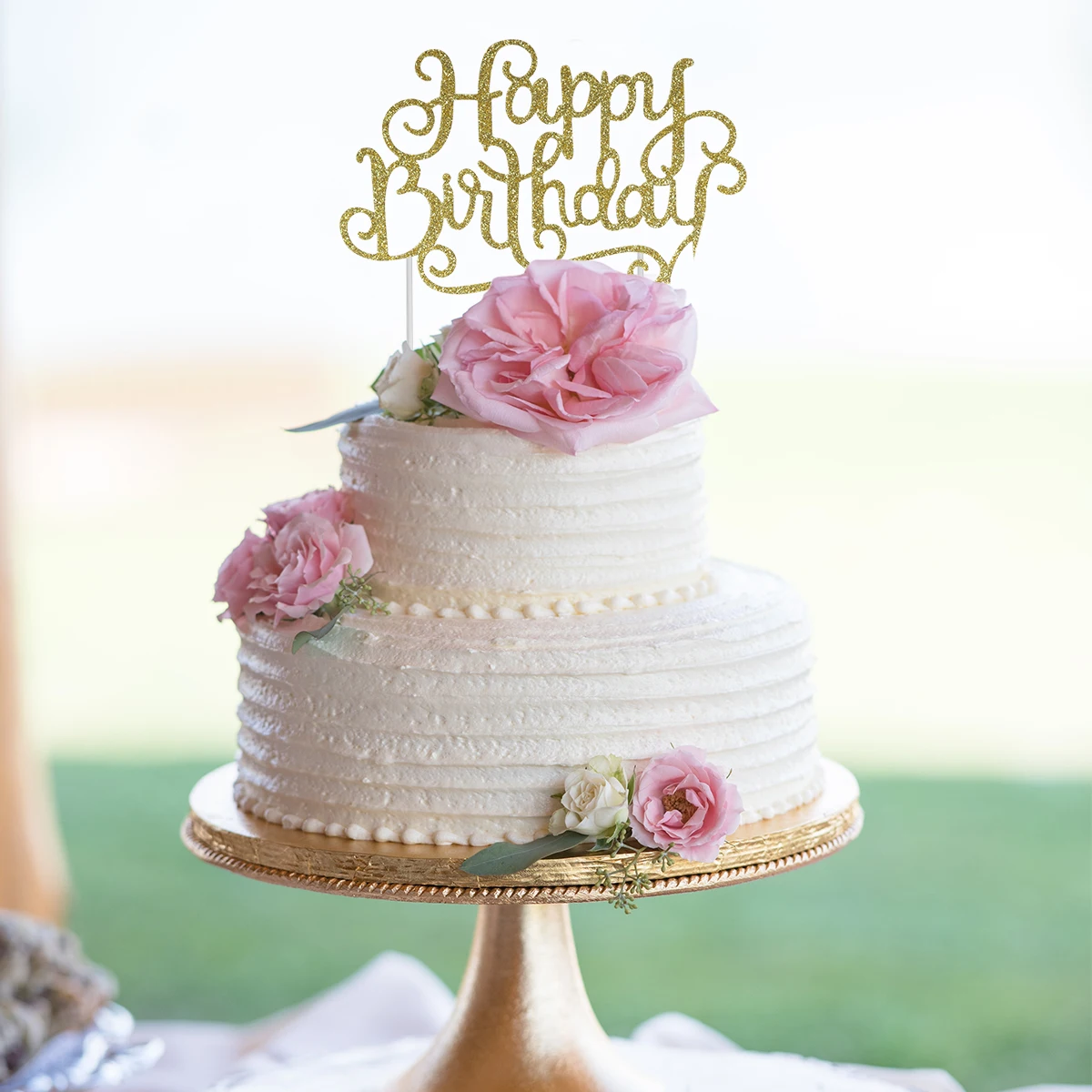 10pcs Glitter Happy Birthday Cake Topper Alternative Party Handmade Insert Cupcake Toppers Picks Party Favors Event Decorations Cake Decorating Supplies Aliexpress