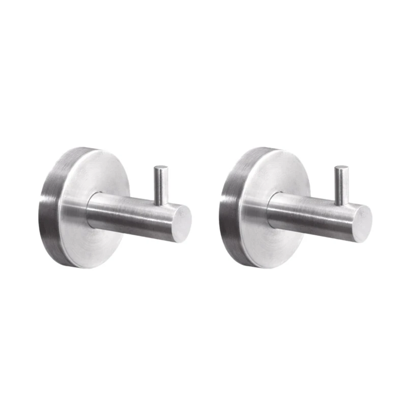 

Stainless Steel Clothes Wall Hooks Bathroom Towel Single Coat Hanger Kitchen Holder Robe Hooks Home Accessories