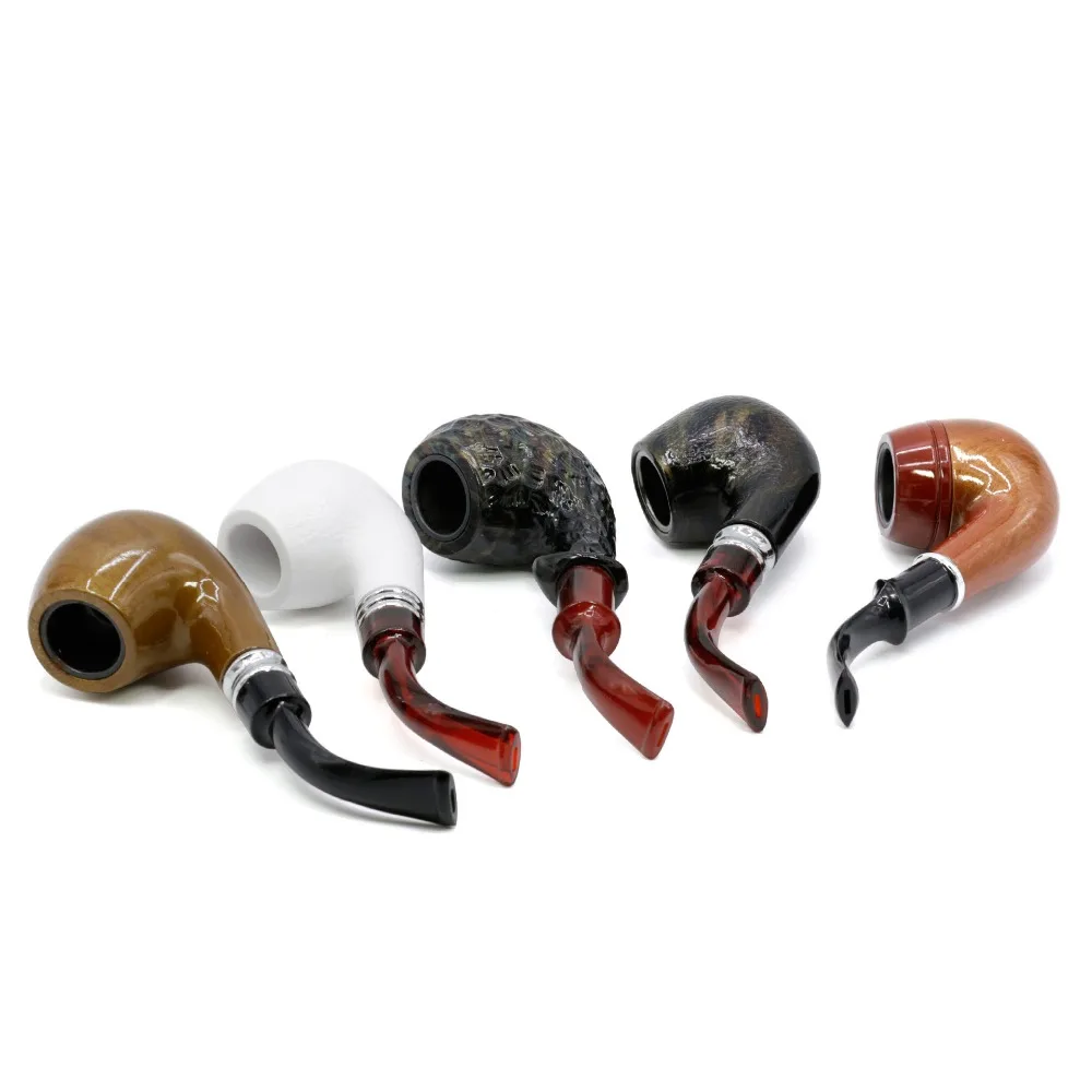 1Pcs 145mm Smoking Pipe Small Durable Smoking Cigarette Pipe Tobacco