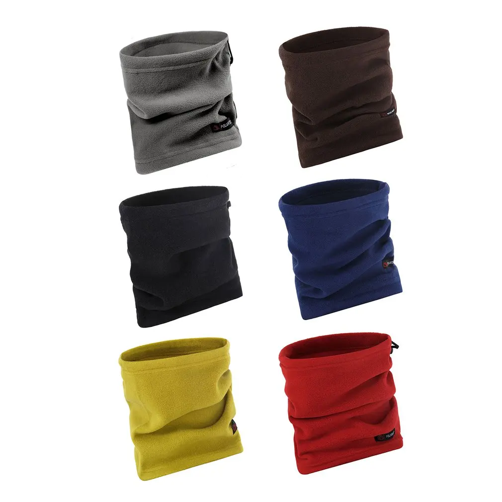 

Fleece Multi-function Outdoor Collar Windproof Fleece Scarf Unisex Multifunctional Polar Fleece Neck Warmer For Hiking