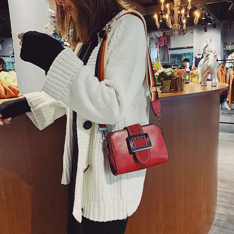 2019 Новая летняя модная женская сумка мессенджер с ремешком из искусственной кожи