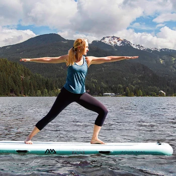 

Aqua Marina 300*100*15cm Peace Part Mat Part Board SUP Stand Up Paddle Board Platform for Yoga Surfing Stability A01015