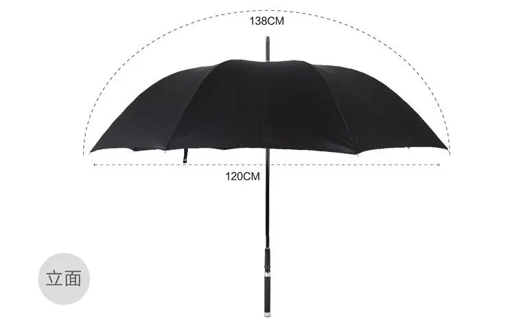 Мужской деловой Зонт с длинной ручкой и мечом, зонт для воинов, солнечный зонт для самозащиты, креативный зонт