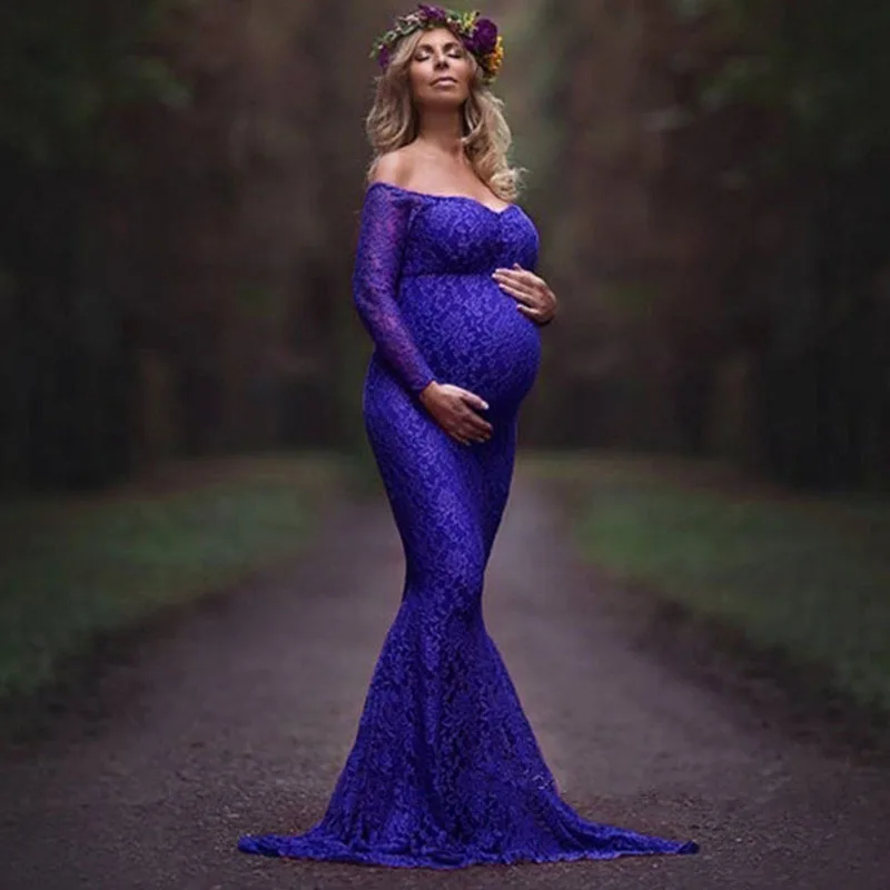 Shoulderless الدانتيل فستان حمل لالتقاط الصور Wq14 الأمومة التصوير الدعائم الحمل اللباس التصوير ماكسي Vestidos Gestante Shoulderless الدانتيل فستان حمل لالتقاط الصور Wq14 الأمومة التصوير الدعائم الحمل اللباس التصوير ماكسي Vestidos Gestante