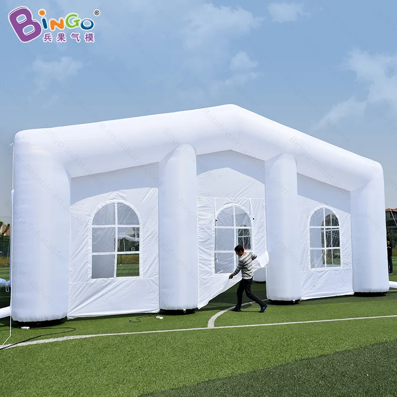  Free Shipping 10X10X5 meters white color gaint inflatable tent advertising events blow up party ten