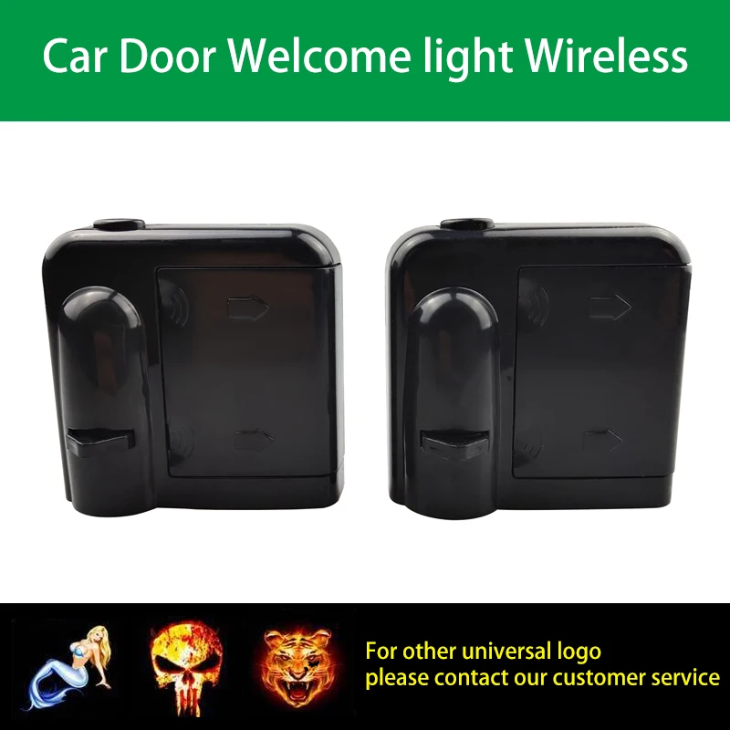 1pcs Car Door Welcome Light Laser Projector Logo Ghost Shadow LED Light for BMW Toyota Audi Kia