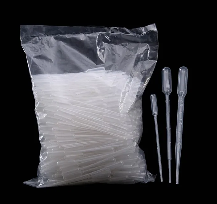 

100pcs 0.2/0.5/1/2/3/5/10ml Disposable plastic pipette Pasteur pipette plastic Pasteur pipette dropper Brand new rh