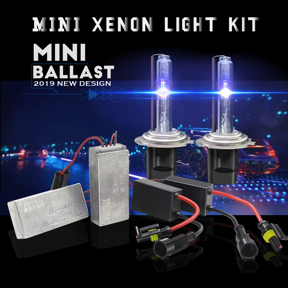 Buildreamen2 55 Вт Автомобиль AC HID Xenon Kit мини Canbus балласт головной светильник тумана светильник H1 H3 H7 H8 H9 H11 9005 HB3 9006 HB4 9012 881 12V