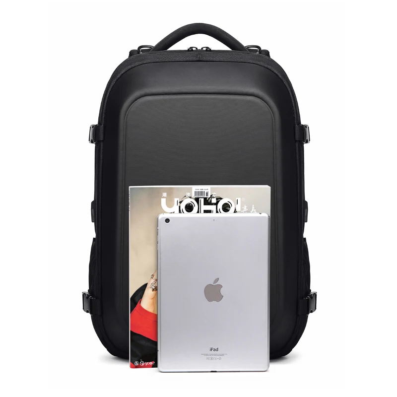 FANLOSN 15,6 дюймов ноутбук многофункциональный usb зарядка жесткий корпус рюкзак большой емкости Повседневная EVA водонепроницаемый высокое качество;