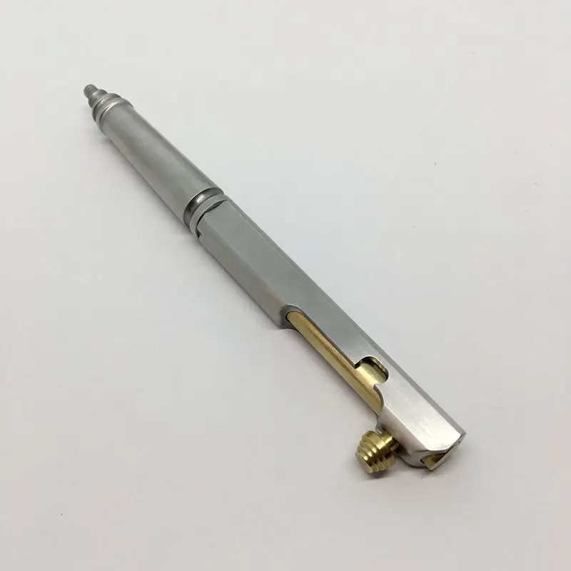 

Stainless Steel Ballpoint Pen EDC Creative Retro Bolt Type Tactical Pen