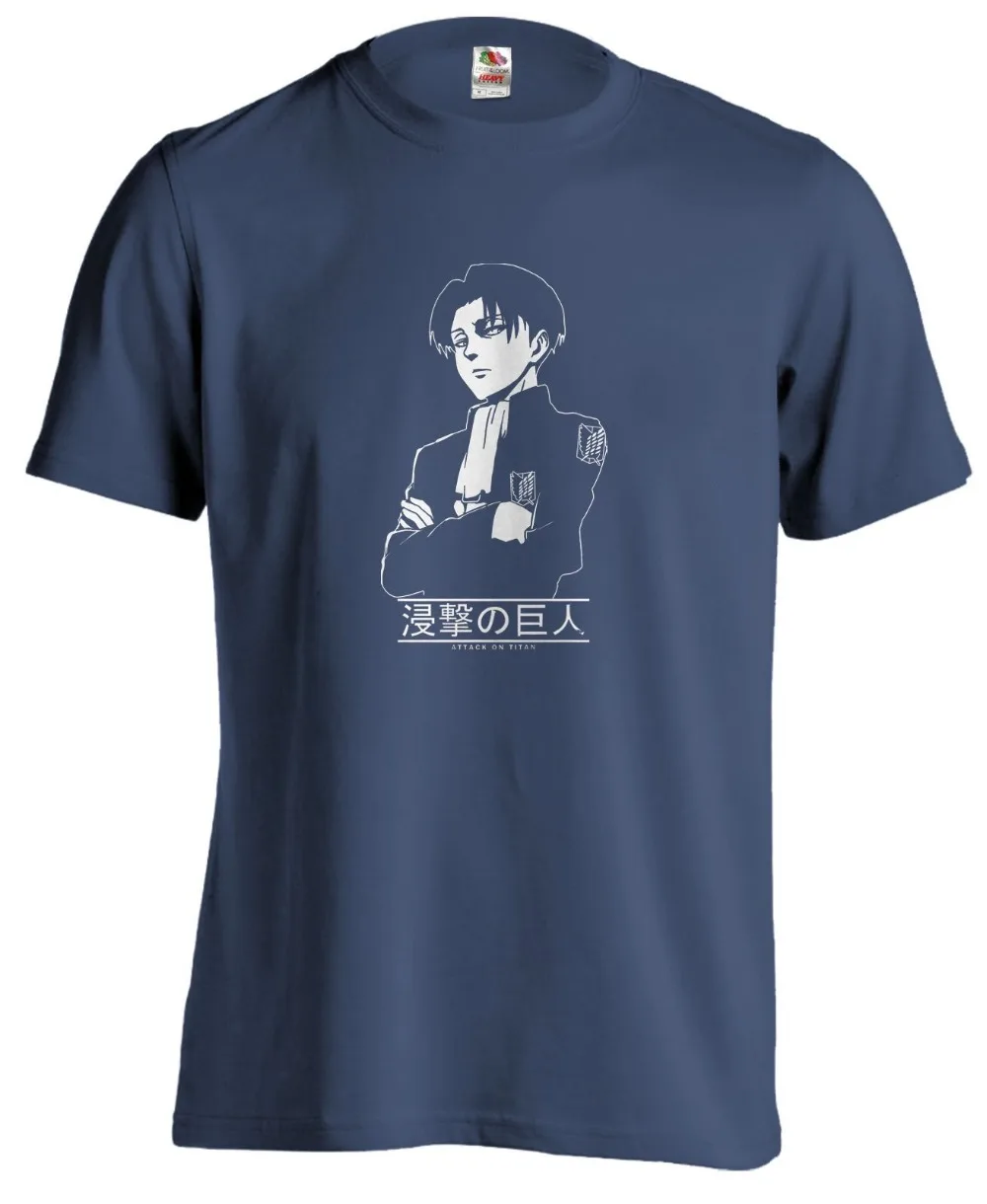 

Stranger Things Design T Shirt 2019 New Attack on Titan Shingeki no Kyojin Levi Anime Manga T shirt Tee T Shirt