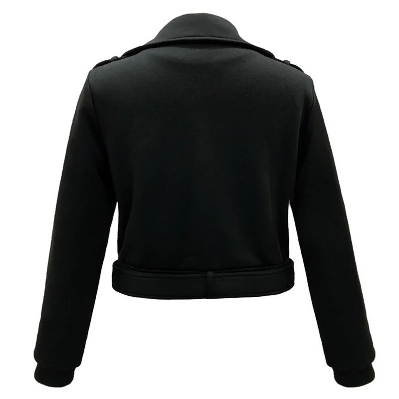 HEFLASHOR, Женская мотоциклетная куртка, диагональная молния, дизайнерское короткое пальто, женские куртки с отворотом для езды на гонок, мото верхняя одежда, новинка