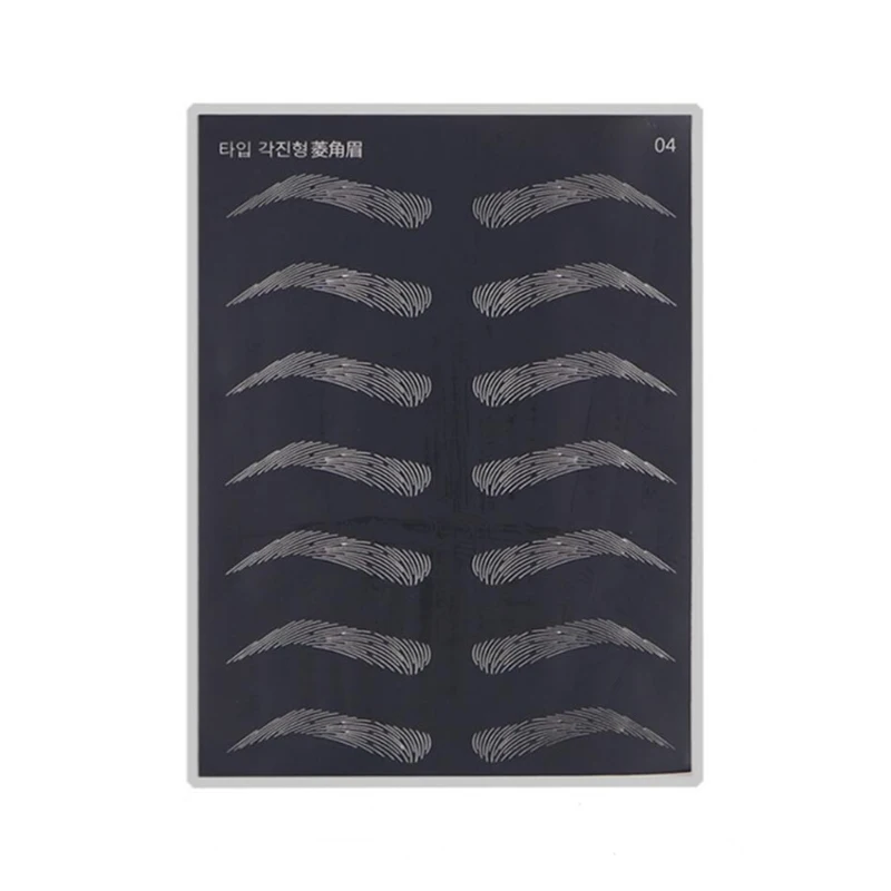 NEW Microblading Practice Skin Comestic Permanent Makeup Tattoo Latex Fake with Brows Template for Starter Training | Красота и