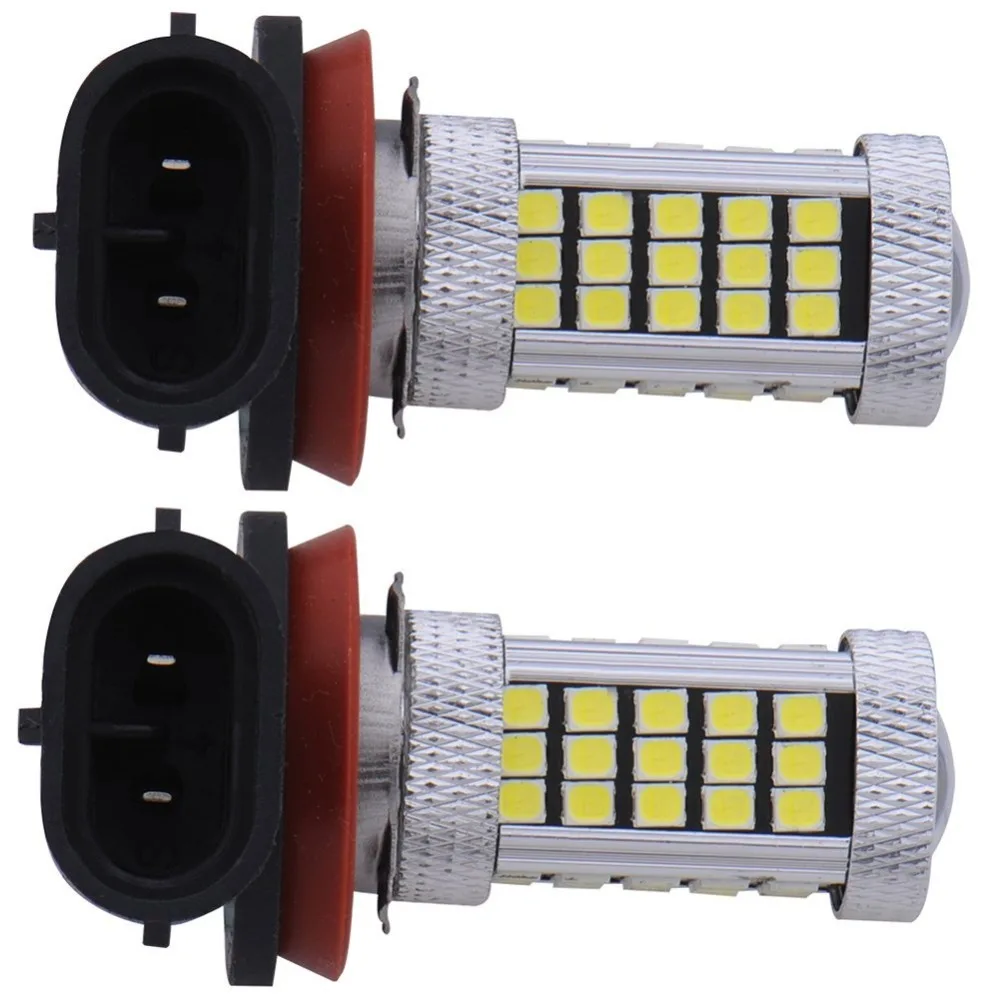 2 x H11 33 SMD 2835 Светодиодный s 10 Вт Lampe Blanc avec lentille Stop Park Tete brouillard ampoule Tournez signal indicateur