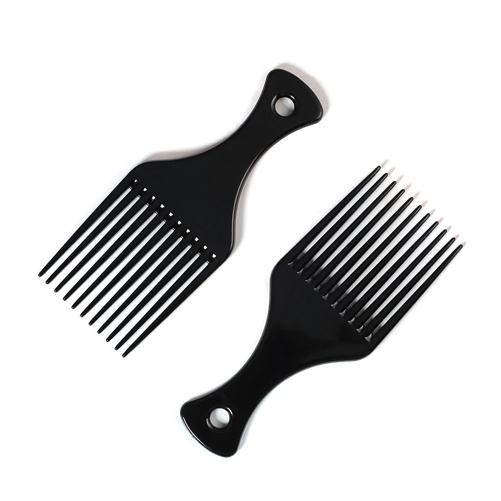 を Bluezoo 毛の櫛毛挿入アフロ髪のピック櫛髪フォーク櫛油膜スタイリング理髪のためのアクセサリー Combs Aliexpress