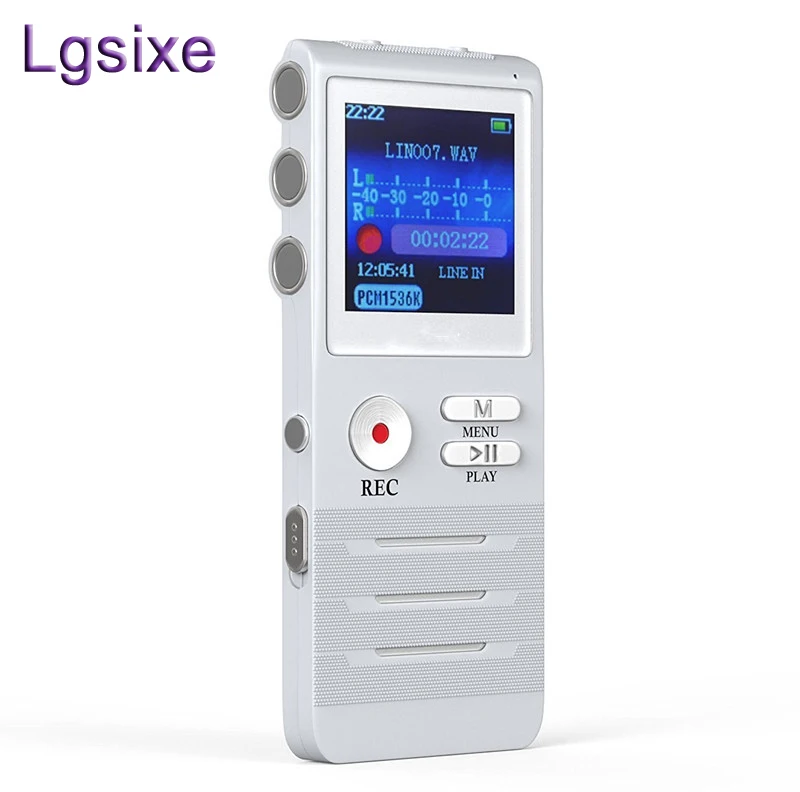 

Lgsixe Digital Voice Recorder Professional 8GB Portable LCD Audio Telephone Recording Dictaphone MP3 Player