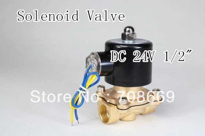 

2way2position DC24V 1/2 "Электрический Соленоидный клапан Вода Воздух N/C Газ Вода Воздух