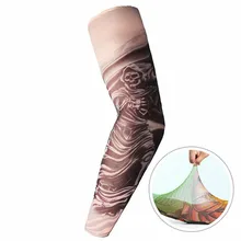 Модная Татуировка рукава Спорт на открытом воздухе Велоспорт Рыбалка УФ Защита тотем рука Seelve для мужчин женщин классные Аксессуары 1 шт
