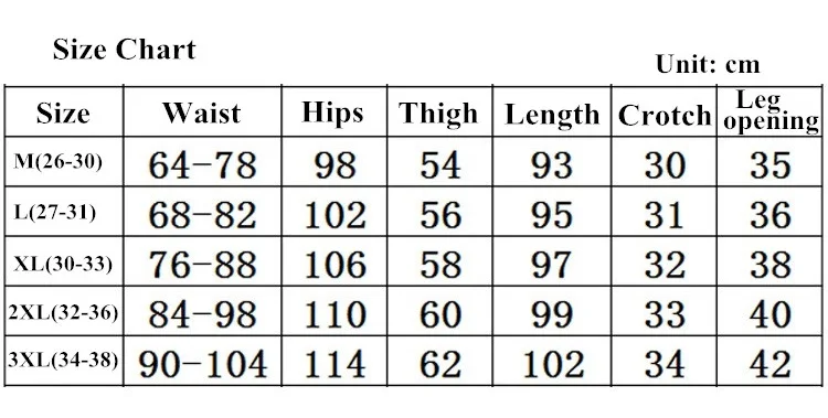 Xl Size Chart India