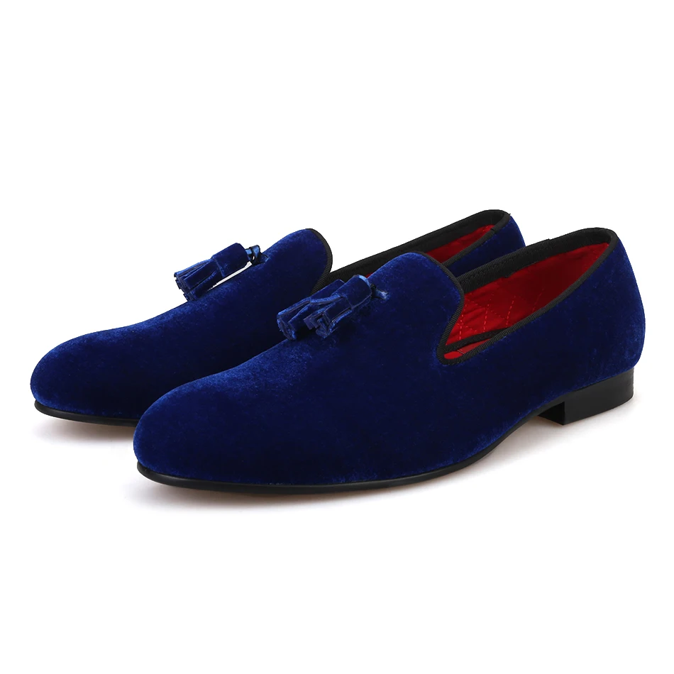 Piergitar/ несколько цветов, мужские бархатные туфли с бархатными кисточками, вечерние и свадебные Мужские модельные туфли, мужские лоферы в британском стиле