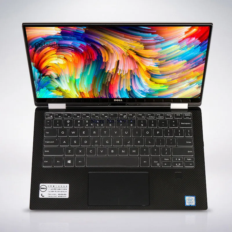 

New Ultra Thin TPU Clear Keyboard Protector Cover Skin For 2017 Newest Model Dell XPS 13 9365 9370 XPS13-9365 13.3'' Laptop