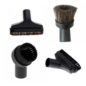 

4pcs Bristle Black And Brown Dusting Brushes Dust Tool For Vacuum Cleaner Replacement Accessories - 32mm