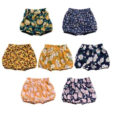 Одежда для малышей мальчиков и девочек Рубашки домашние Прохладный Эластичный цветок флора Цветочный принт Пляжные штаны наряд От 1 до 6 лет Лето Фирменная Новинка