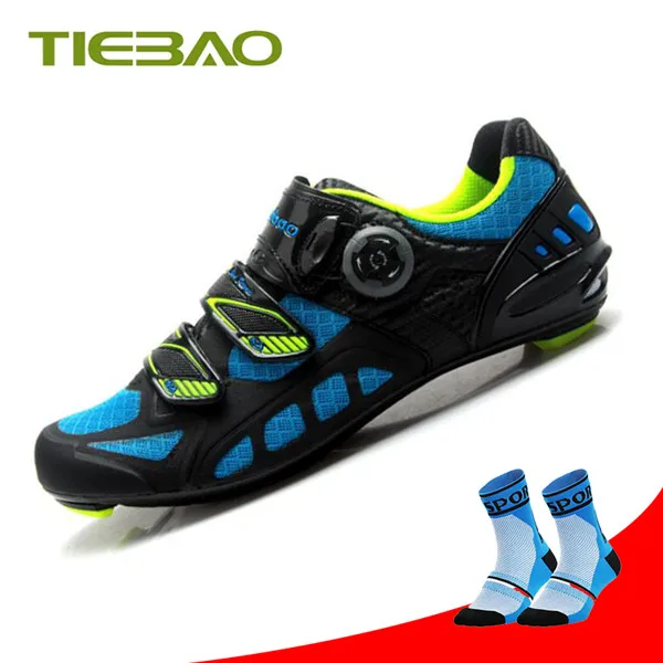 Tiebao велосипедные кроссовки из углеродного волокна; zapatillas ciclismo superestrella deportivas; обувь для велоспорта; дорожная обувь; sapatilha; спортивная обувь - Цвет: Socks for 1502D B