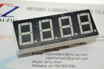 

10PCS 0.56inch 4bit Common Cathode Digital Tube Red LED Digit Display 7 Segment 0.5inch 0.5 0.56 inch 0.56'' 0.56in. 4 Four bit