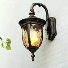 HAWBOIRRY LED outdoor European lawn garden villa park square retro street courtyard waterproof doorway wall lamp outdoor waterproof wall lamp garden garden door outdoor wall european villa balcony corridor courtyard street lamp retro