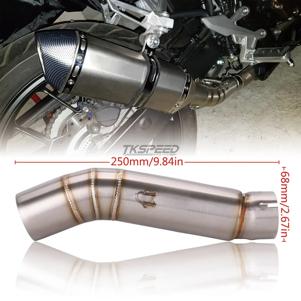 Для cbr500 CBR 500R мотоцикл выхлопной контакт средней трубы разъем для HONDA CBR500R 2012 до