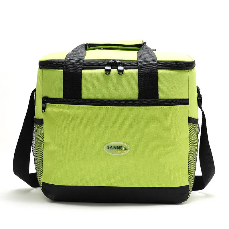 16L большие сумки для пикника мульти ланч бокс сумка для пикника Корзина для пикника для девочек женщин детей мужчин Открытый Отдых Путешествия - Цвет: Зеленый