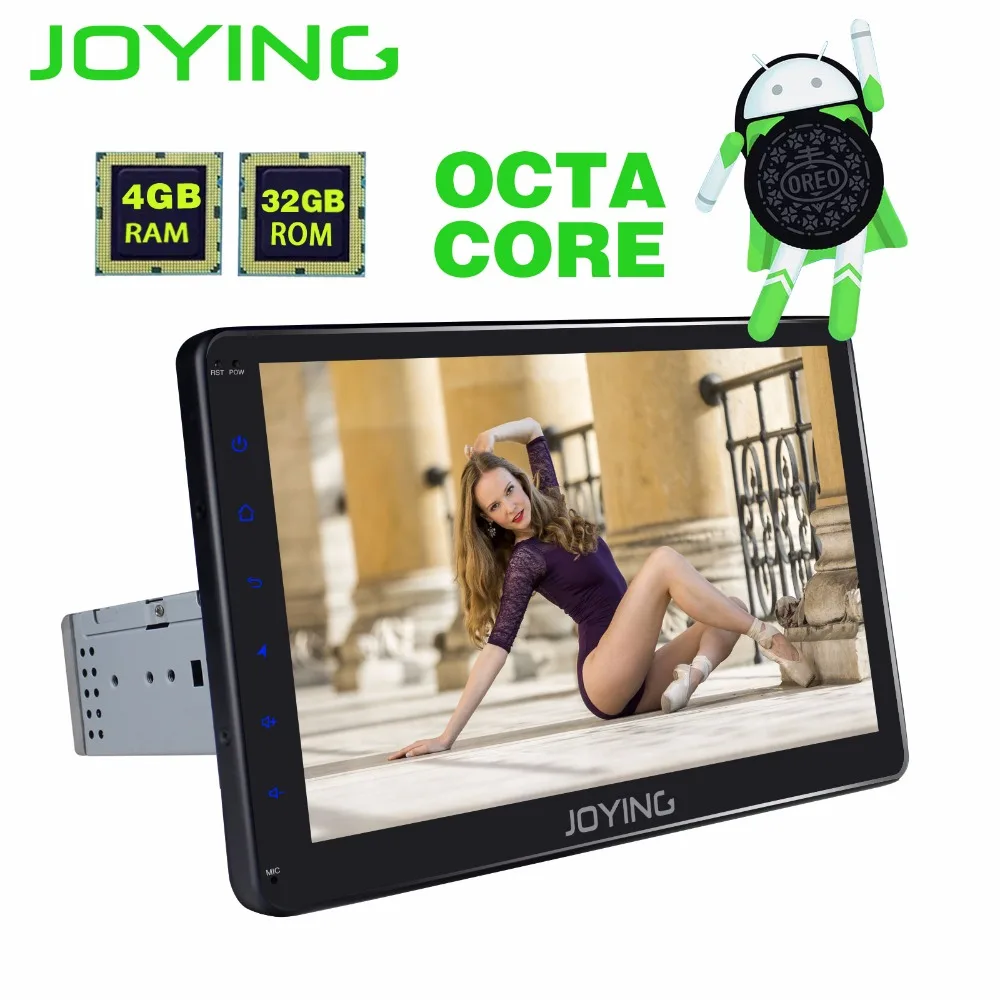 10 1 &quotодин Din сенсорный экран gps музыкальный dvd-плеер 4 Гб + 32 ГБ Универсальный Android 8