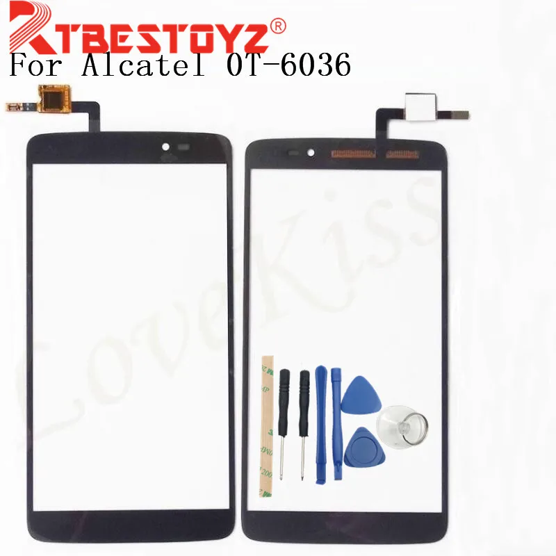 Сенсорный экран RTBESTOYZ дигитайзер для Alcatel One Touch Idol 2 Mini S OT6036 6036 сенсорный передняя