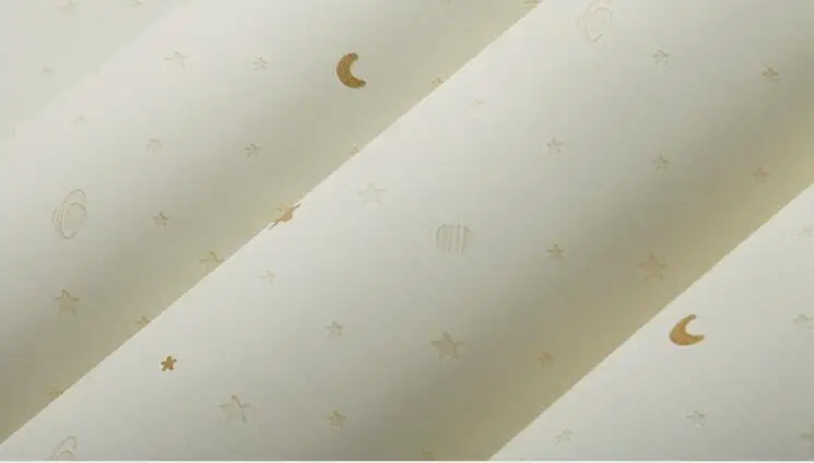Милые детские обои с изображением звезды луны, спальня, мальчик, девочка, детская комната, розовые нетканые 3d обои в рулоне, papier peint